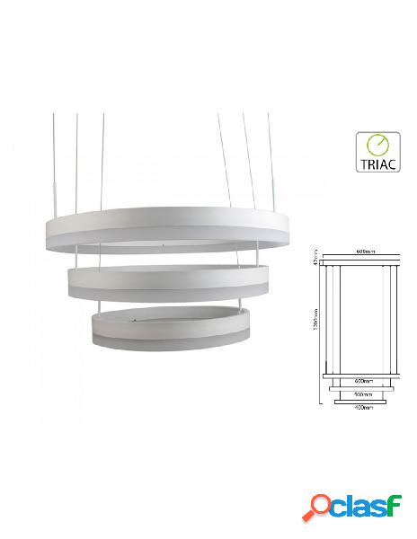 V-tac - lampada led a sospensione rotonda colore bianco