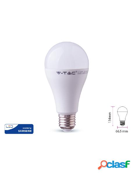 V-tac - lampada led e27 a65 17w bianco freddo 6400k bulbo