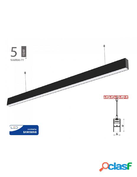 V-tac - lampada led lineare a sospensione slim 120cm 40w