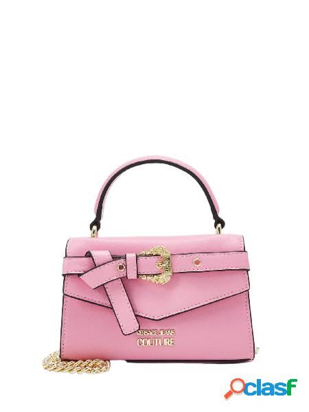VERSACE JEANS COUTURE Borsa a mano in similpelle con fibbia