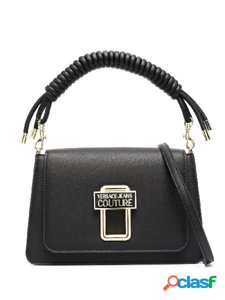 VERSACE JEANS COUTURE Borsa a mano in similpelle con placca