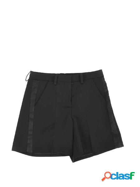 VICOLO Bermuda a vita alta Nero