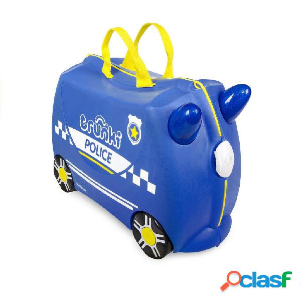 Valigetta Cavalcabile Trunki Percy Police Car