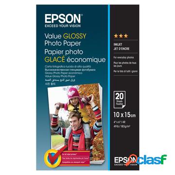 Value glossy photo paper - 10x15cm - 20 fogli