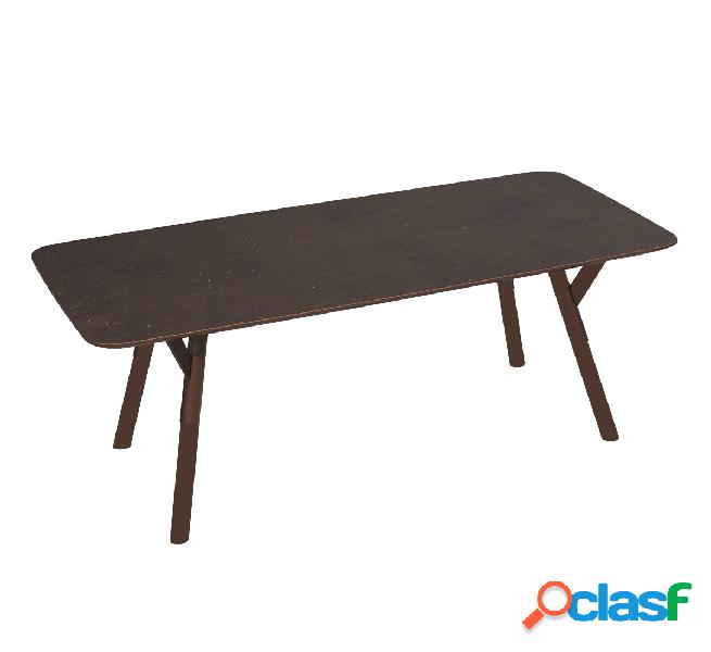 Varaschin Link Tavolo - 200x100 Moka/HPL Corten