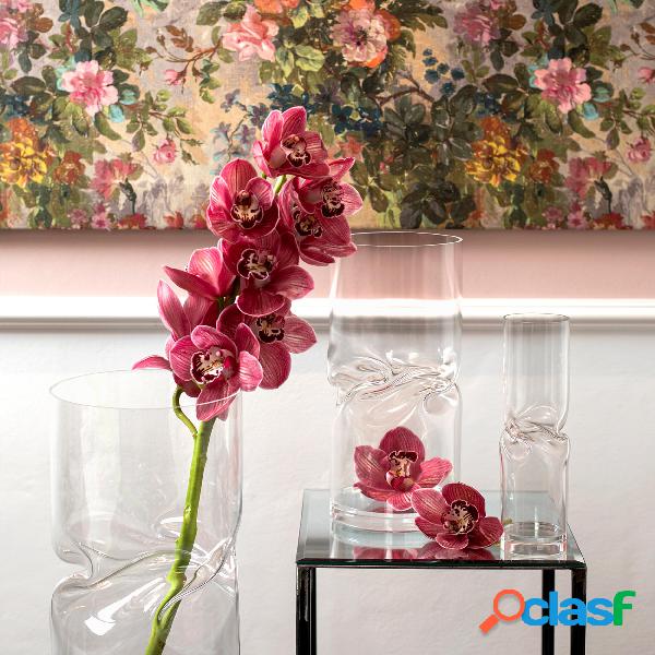 Vaso Portafiori di arredo in cristallo acrilico Bloom Small