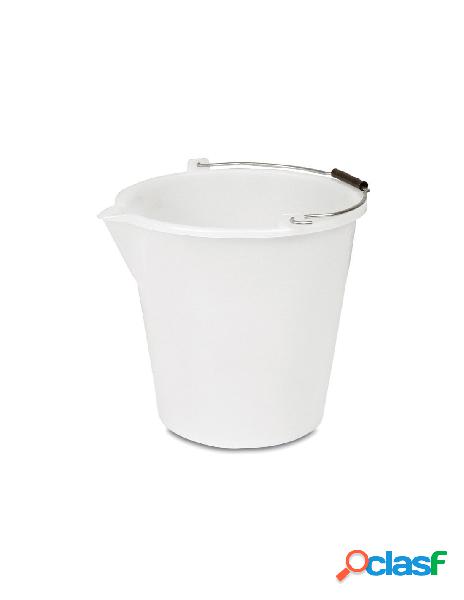 Veca - secchio veca con manico bianco 17 lt