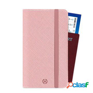 Venere passport portafoglio rosa ecopelle
