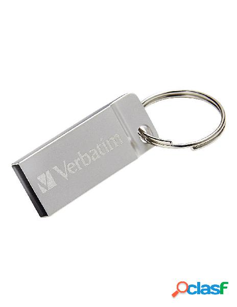 Verbatim - mini memoria usb verbatim con portachiavi 64gb