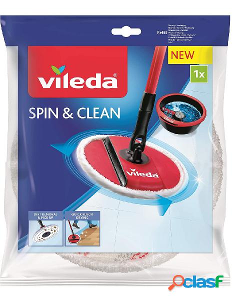 Vileda - vileda spin & clean ricambio spinmop lavapavimenti