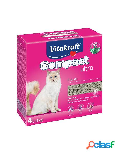Vitakraft - lettiera gatti vitakraft compact ultra 4 kg