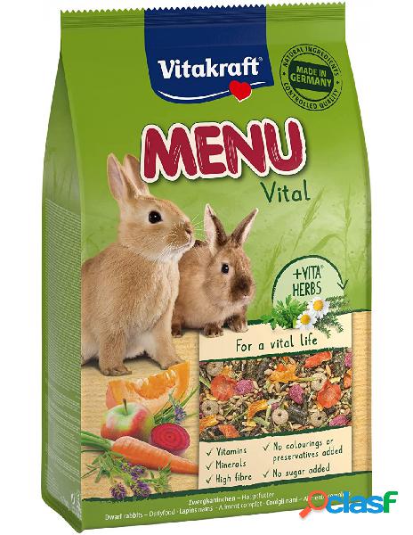 Vitakraft - vitakraft cibo per conigli nani 3kg
