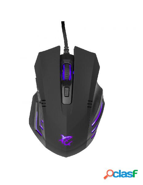 White shark - mouse gaming usb 3200dpi 6 tasti hannibal-2