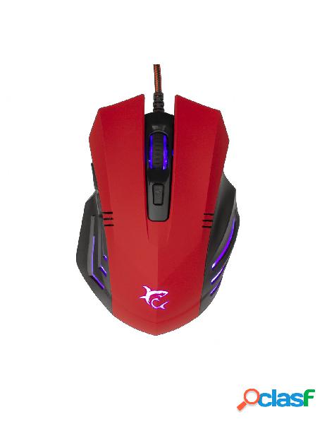 White shark - mouse gaming usb 3200dpi 6 tasti hannibal-2