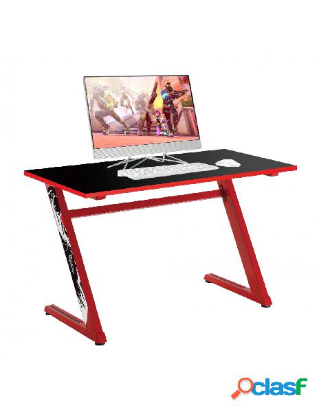White shark - scrivania gaming per pc design ergonomico
