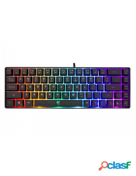 White shark - tastiera gaming usb 68 tasti con