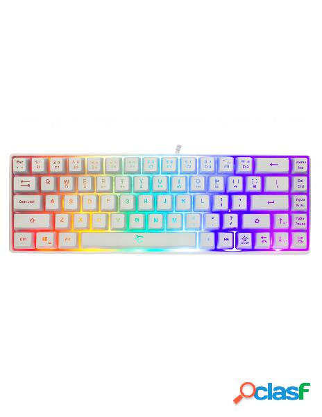 White shark - tastiera gaming usb 68 tasti con