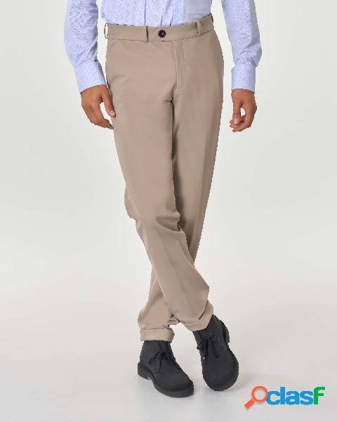 Winter Chino Pant sabbia in tessuto tecnico stretch