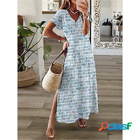 Womens Casual Dress A Line Dress Print Dress Long Dress Maxi