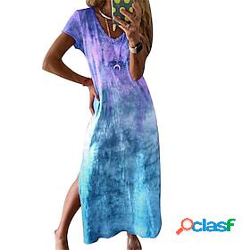 Womens Casual Dress T Shirt Dress Tee Dress Long Dress Maxi