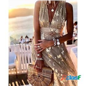 Women's Party Dress Sundress A Line Dress Long Dress Maxi