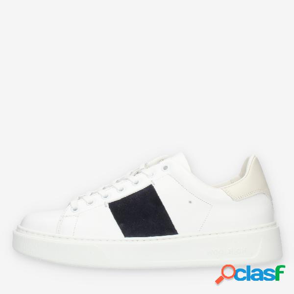 Woolrich Sneakers basse da uomo bianche e blu