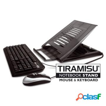 Xtms100km tiramisù notebook stand compreso di tastiera e