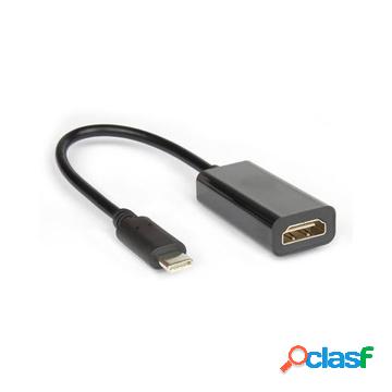 Xvauc-hdm4k adattatore video usb c hdmi tipo a nero