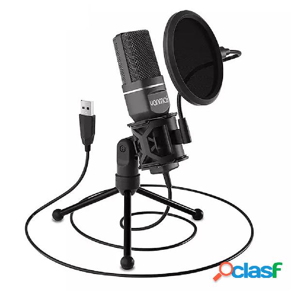 Yanmai SF-777 USB Wired microfono 360 gradi Conventable