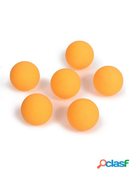 Zorei - 6 pezzi palline ping-pong colore arancione diametro