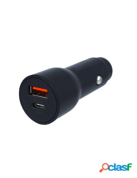 Zorei - caricatore da auto 2 porte usb c pd usb-a qc3.0