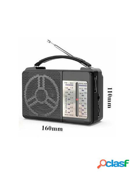 Zorei - radio portatile 4 bandi am fm sw1 sw2 volume alto