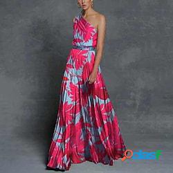 abito casual da donna abito swing abito lungo maxi vestito