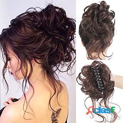 artiglio chignon disordinato pezzi di capelli clip di