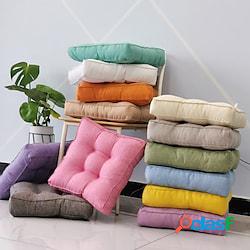 cuscino del sedile bordo stereoscopico colorato lino cuscino