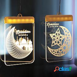 eid mubarak decor lights 3d acrilico led night light 2023