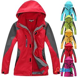 escursionismo da donna giacche 3 in 1 giacca da sci giacca