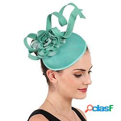 fascinators sinamay Matrimonio Kentucky Derby Elegante