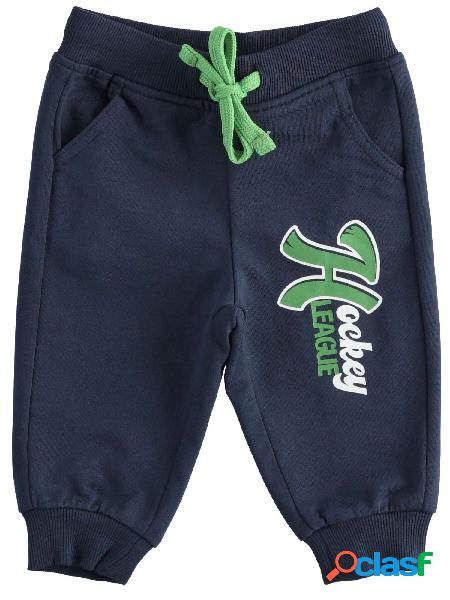 iDO Pantaloni joggers con coulisse Blu navy/Verde