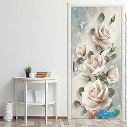 piante e fiori adesivi per porte decorative decalcomanie per