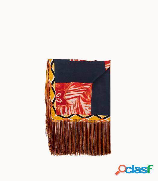 pierre louis mascia foulard in seta con macro frange