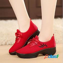scarpe da ginnastica da ballo da donna hip hop pratica break