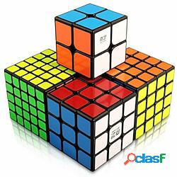 speed cube set 4 pezzi magic cube iq cube 222 333 444