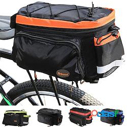 13 l borsa portapacchi bici con parapioggia portapacchi