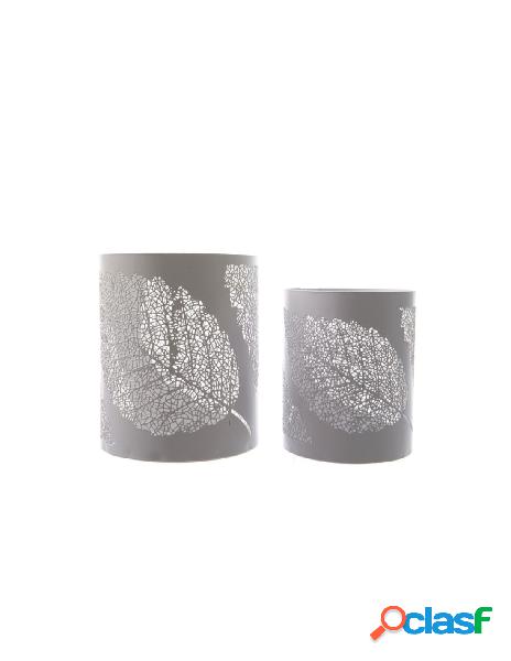 2 tealight metallo 385501