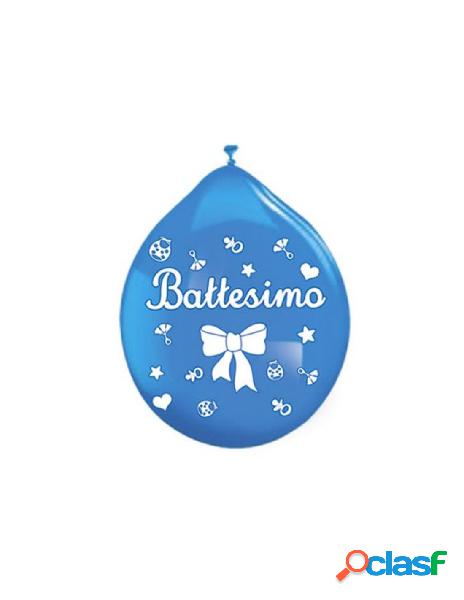 20 pall. medium 10 (cm.26) battesimo celeste