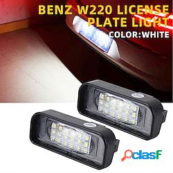 2pcs led numero di targa della luce della lampada senza