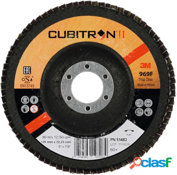 3M - Disco abrasivo lamellare 969F Cubitron II, platorello