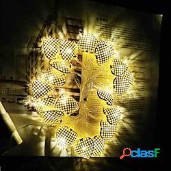 3m 20led arte del ferro amore stringa di luce decorazione