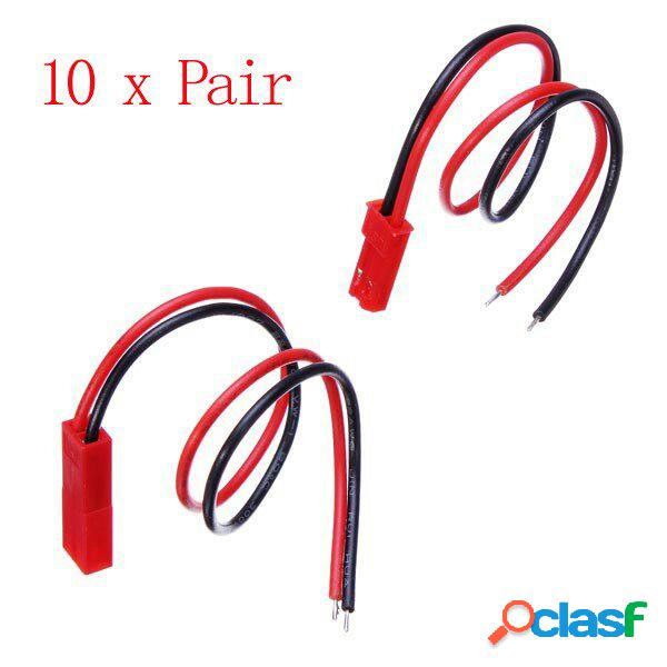 5 x JST Connettore Spina con Connettore Cavo perRC BEC ESC